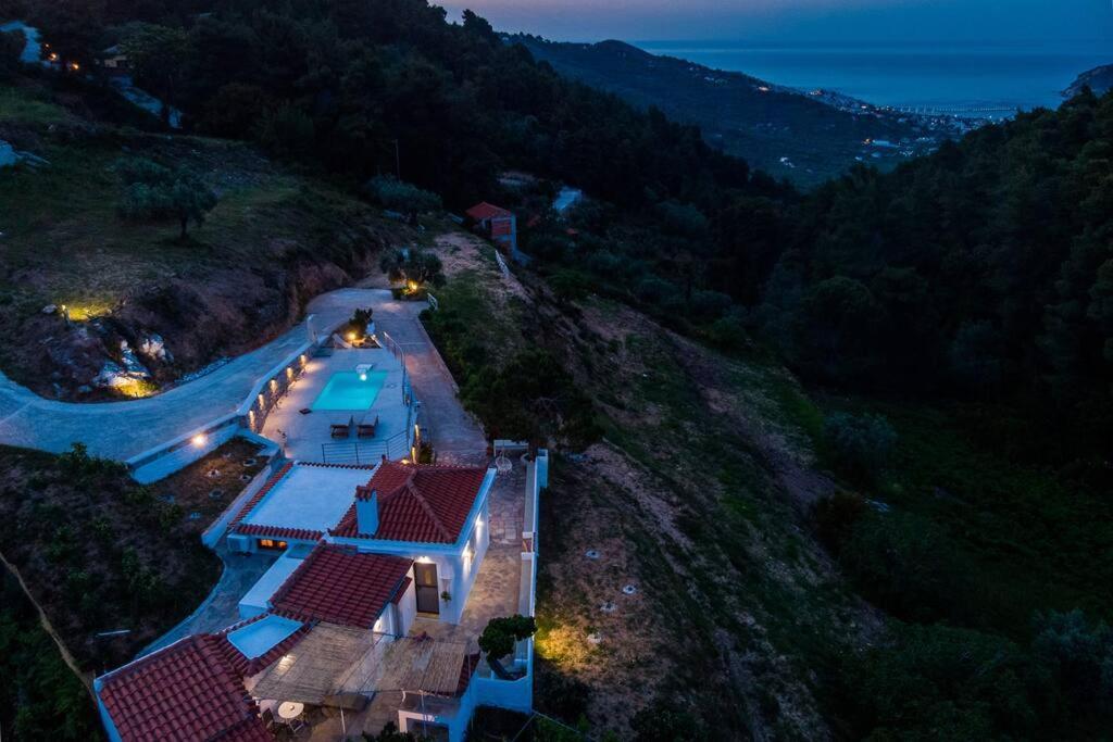 Villa Koukounaria Città di Skopelos Esterno foto