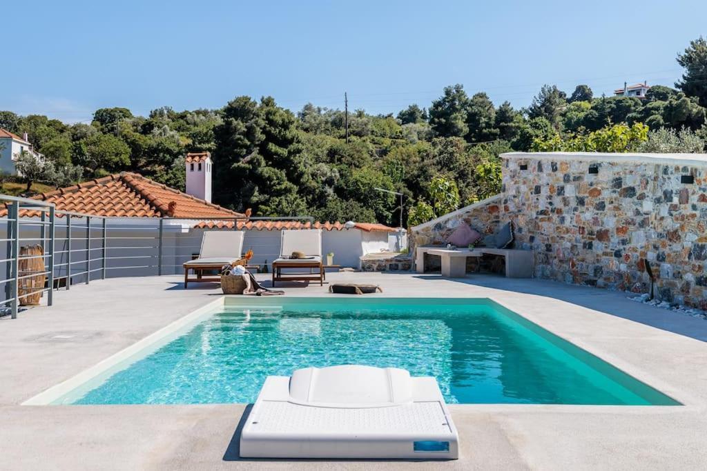 Villa Koukounaria Città di Skopelos Esterno foto