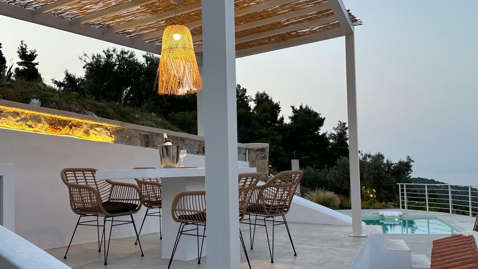 Villa Koukounaria Città di Skopelos Esterno foto