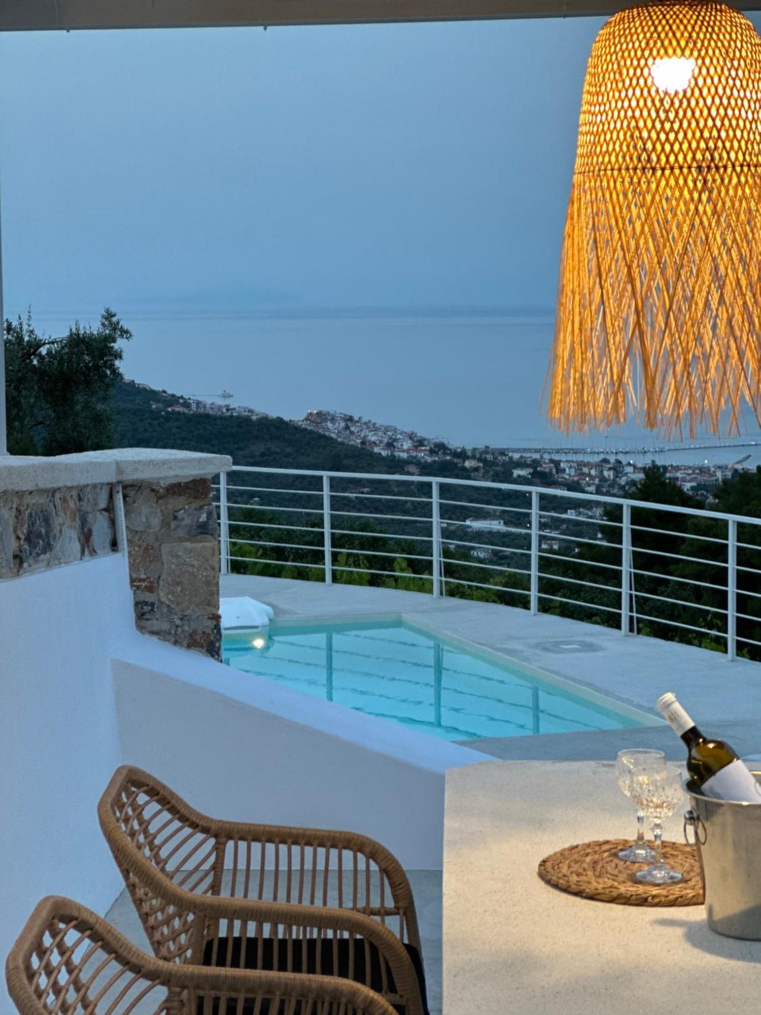 Villa Koukounaria Città di Skopelos Esterno foto